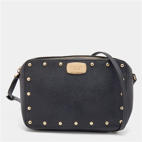 michael kors sandrine stud small crossbody|Michael Kors Sandrine Stud Small Leather Crossbody.